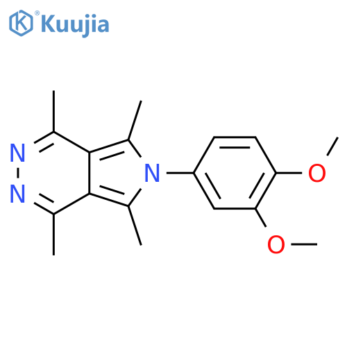 6-(3,4-Dimethoxyphenyl)-1,4,5,7-tetramethyl-6H-pyrrolo3,4-dpyridazine structure