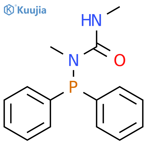 UREA, N-(DIPHENYLPHOSPHINO)-N,N'-DIMETHYL- structure