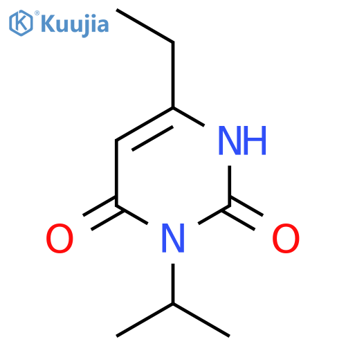 6-Ethyl-3-(propan-2-yl)-1,2,3,4-tetrahydropyrimidine-2,4-dione structure