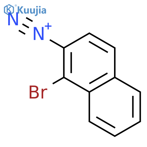 2-Naphthalenediazonium, 1-bromo- structure