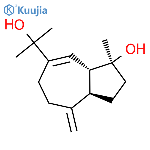 4beta,12-Dihydroxyguaian-6,10-diene structure