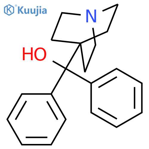 (1-Azabicyclo2.2.2oct-4-yl)(diphenyl)methanol structure