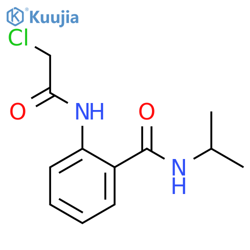 2-(2-chloroacetamido)-N-(propan-2-yl)benzamide structure