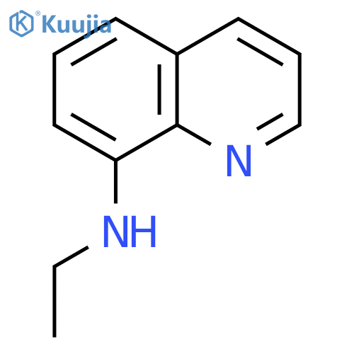 8-Quinolinamine,N-ethyl-(9CI) structure