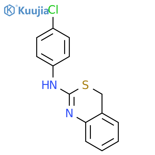 4H-3,1-BENZOTHIAZIN-2-AMINE, N-(4-CHLOROPHENYL)- structure