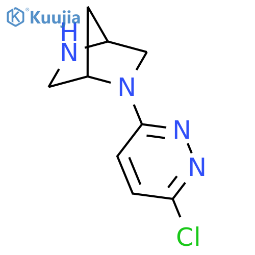 2,5-Diazabicyclo[2.2.1]heptane, 2-(6-chloro-3-pyridazinyl)- structure