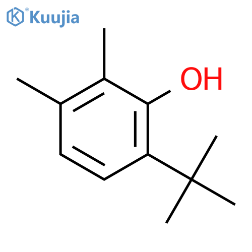 6-tert-butyl-2,3-dimethylphenol structure