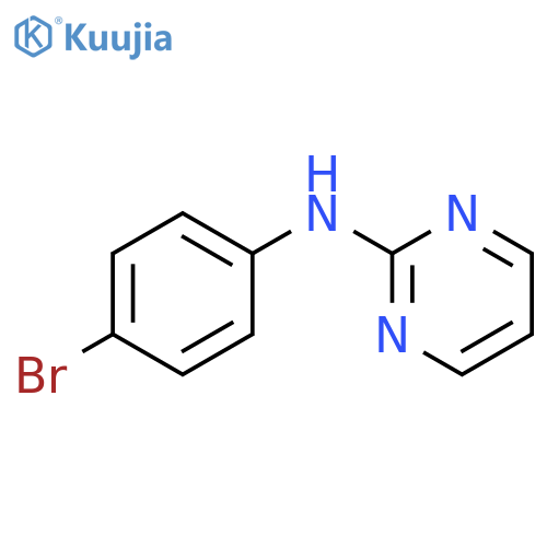 N-(4-Bromophenyl)pyrimidin-2-amine structure
