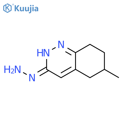 3(2H)-Cinnolinone, 5,6,7,8-tetrahydro-6-methyl-, hydrazone structure