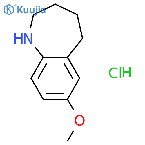 7-methoxy-2,3,4,5-tetrahydro-1H-1-benzazepine structure
