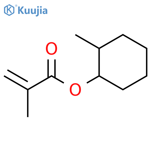 2-PROPENOIC ACID, 2-METHYL-, 2-METHYLCYCLOHEXYL ESTER structure