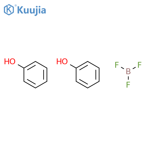 boron trifluoride-phenol complex (1:2) structure