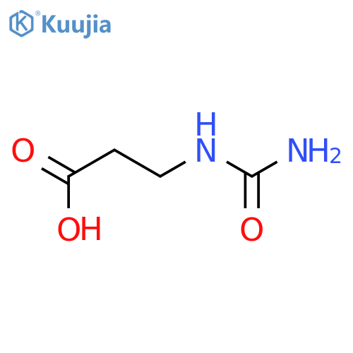 3-Ureidopropionic acid structure