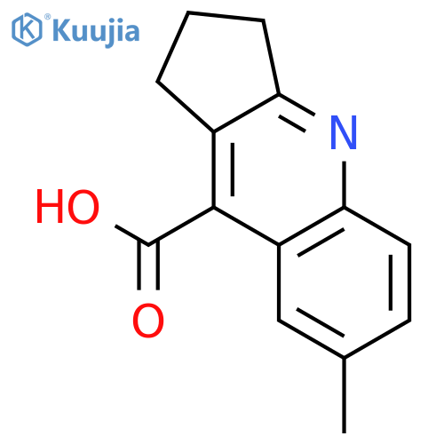 7-Chloro-1h,2h,3h-CyclopentaBQuinoline-9-Carboxylic Acid structure