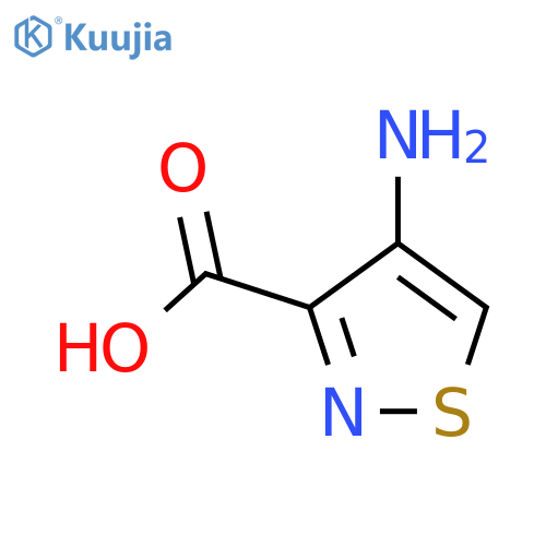 4-amino-1,2-thiazole-3-carboxylic acid structure