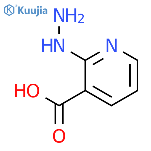 2-hydrazinylpyridine-3-carboxylic acid structure