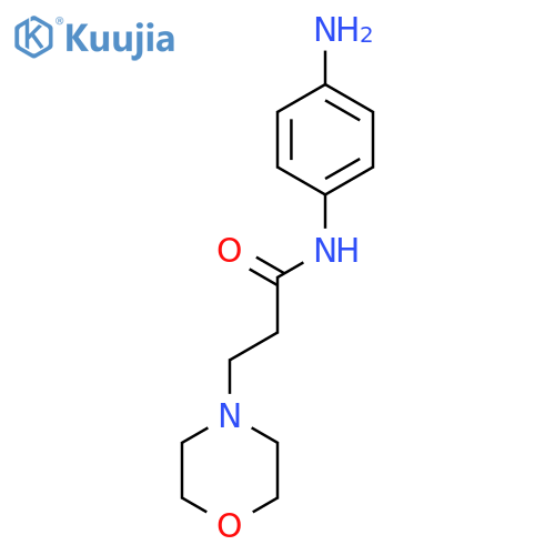 N-(4-Amino-phenyl)-3-morpholin-4-yl-propionamide structure