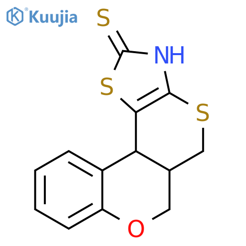 8-oxa-12,16-dithia-14-azatetracyclo8.7.0.0^{2,7}.0^{13,17}heptadeca-2,4,6,13(17)-tetraene-15-thione structure