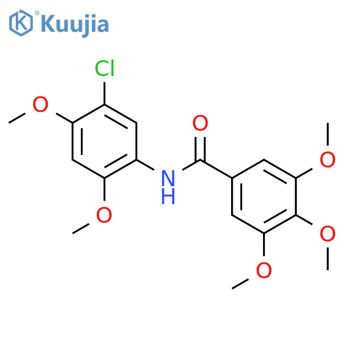 N-(5-Chloro-2,4-dimethoxyphenyl)-3,4,5-trimethoxybenzamide structure