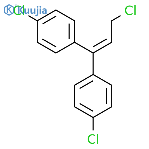 Benzene, 1,1'-(3-chloro-1-propenylidene)bis[4-chloro- structure