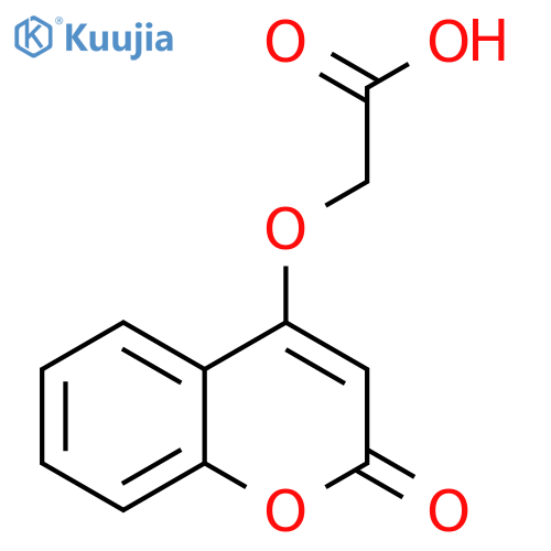 2-(2-oxo-2H-chromen-4-yl)oxyacetic acid structure