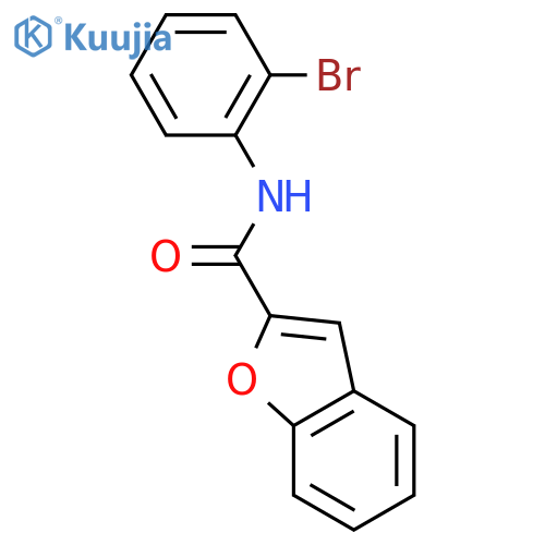 N-(2-Bromophenyl)benzofuran-2-carboxamide structure