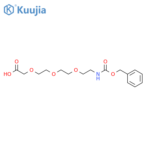 Cbz-NH-PEG3-CH2COOH structure