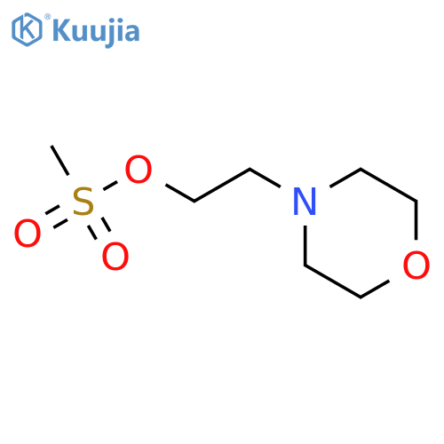4-(2-methanesulfonyloxyethyl)morpholine structure
