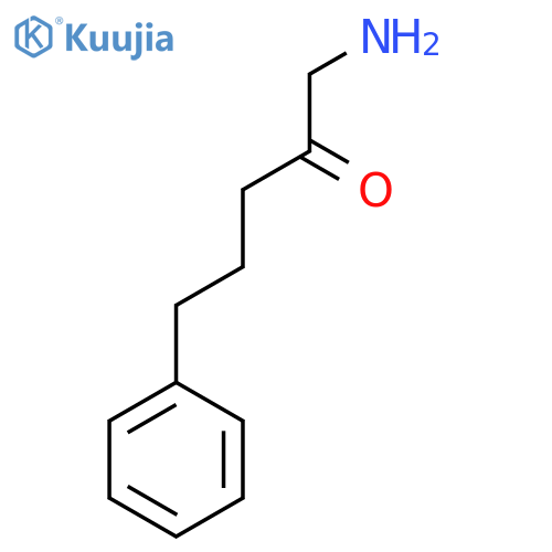 1-amino-5-phenylpentan-2-one structure