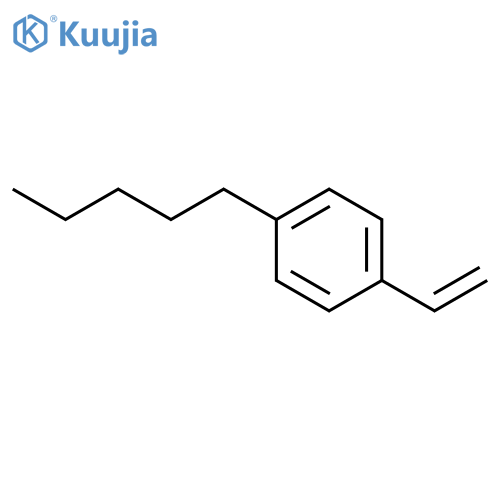 BENZENE, 1-ETHENYL-4-PENTYL- structure