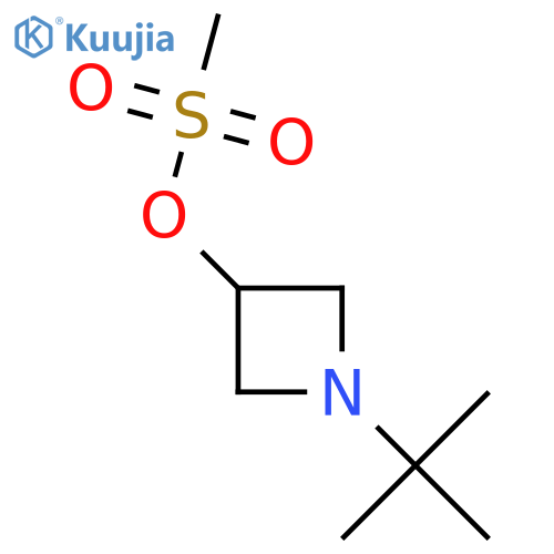 1-tert-butylazetidin-3-yl methanesulfonate structure