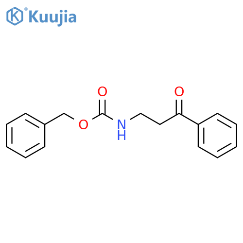CARBAMIC ACID, (3-OXO-3-PHENYLPROPYL)-, PHENYLMETHYL ESTER structure