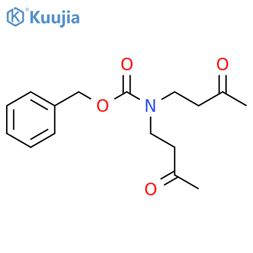 benzyl bis(3-oxobutyl)carbamate structure