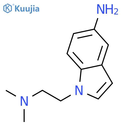 1-2-(dimethylamino)ethyl-1H-indol-5-amine structure