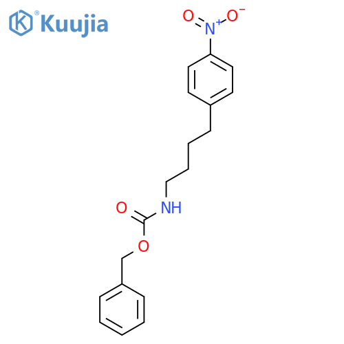 benzyl N-4-(4-nitrophenyl)butylcarbamate structure