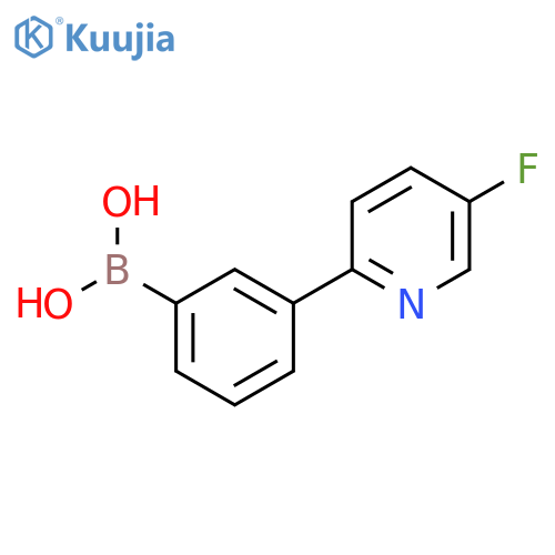3-(5-fluoro-2-pyridinyl)phenylboronic acid structure