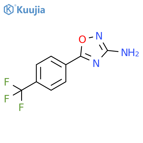 5-4-(Trifluoromethyl)phenyl-1,2,4-oxadiazol-3-amine structure