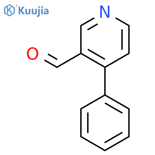 4-phenylpyridine-3-carbaldehyde structure