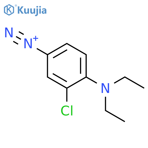 Benzenediazonium, 3-chloro-4-(diethylamino)- structure