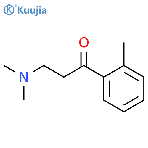 1-Propanone, 3-(dimethylamino)-1-(2-methylphenyl)- structure