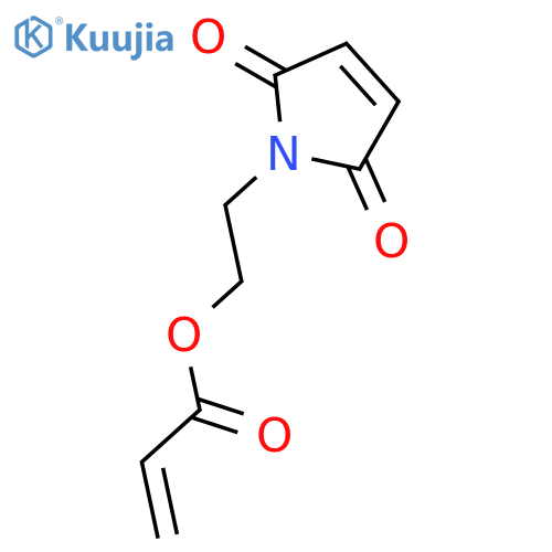 2-PROPENOIC ACID, 2-(2,5-DIHYDRO-2,5-DIOXO-1H-PYRROL-1-YL)ETHYL ESTER structure