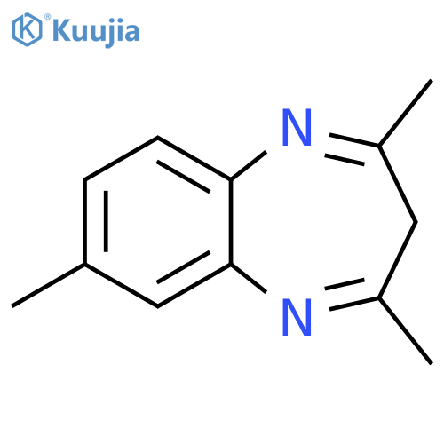 3H-1,5-Benzodiazepine, 2,4,7-trimethyl- structure