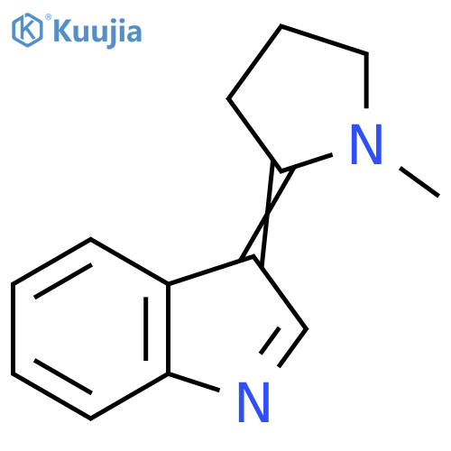 3H-Indole, 3-(1-methyl-2-pyrrolidinylidene)- structure