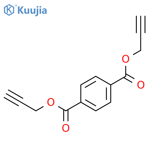 1,4-Benzenedicarboxylicacid, 1,4-di-2-propyn-1-yl ester structure