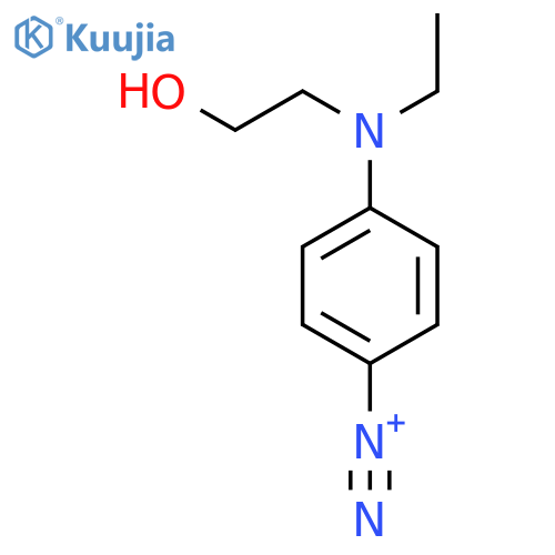 Benzenediazonium, 4-[ethyl(2-hydroxyethyl)amino]- structure