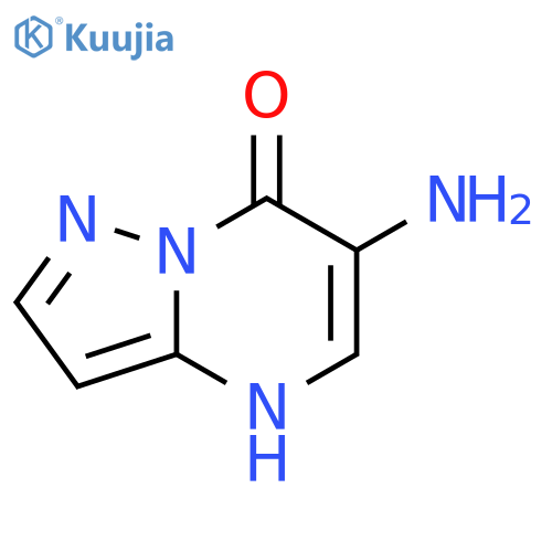 Pyrazolo[1,5-a]pyrimidin-7(4H)-one, 6-amino- (9CI) structure