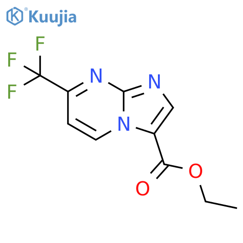 ethyl 7-(trifluoromethyl)imidazo[1,2-a]pyrimidine-3-carboxylate structure