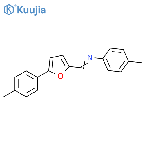 (1E)-N-(4-methylphenyl)-1-5-(4-methylphenyl)furan-2-ylmethanimine structure