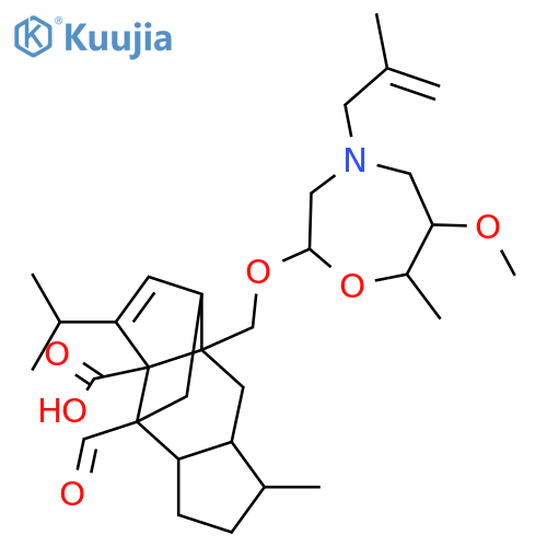 Sordaricin; O-[N-(2-Methyl-2-propenyl)-6-methoxy-7-methyl-1,4-oxazepin-2-yl] structure