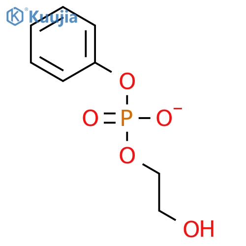 Phosphoric acid, mono(2-hydroxyethyl) monophenyl ester structure